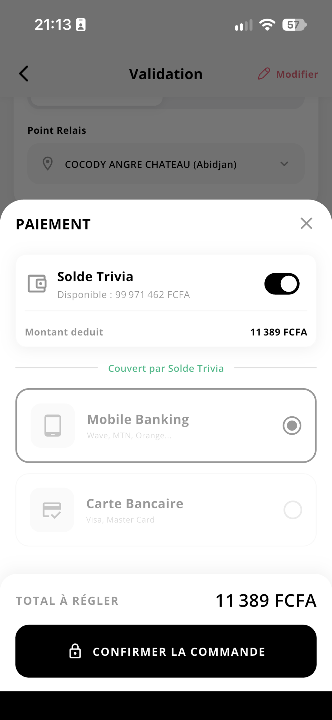 Trivia Prive — capture 5